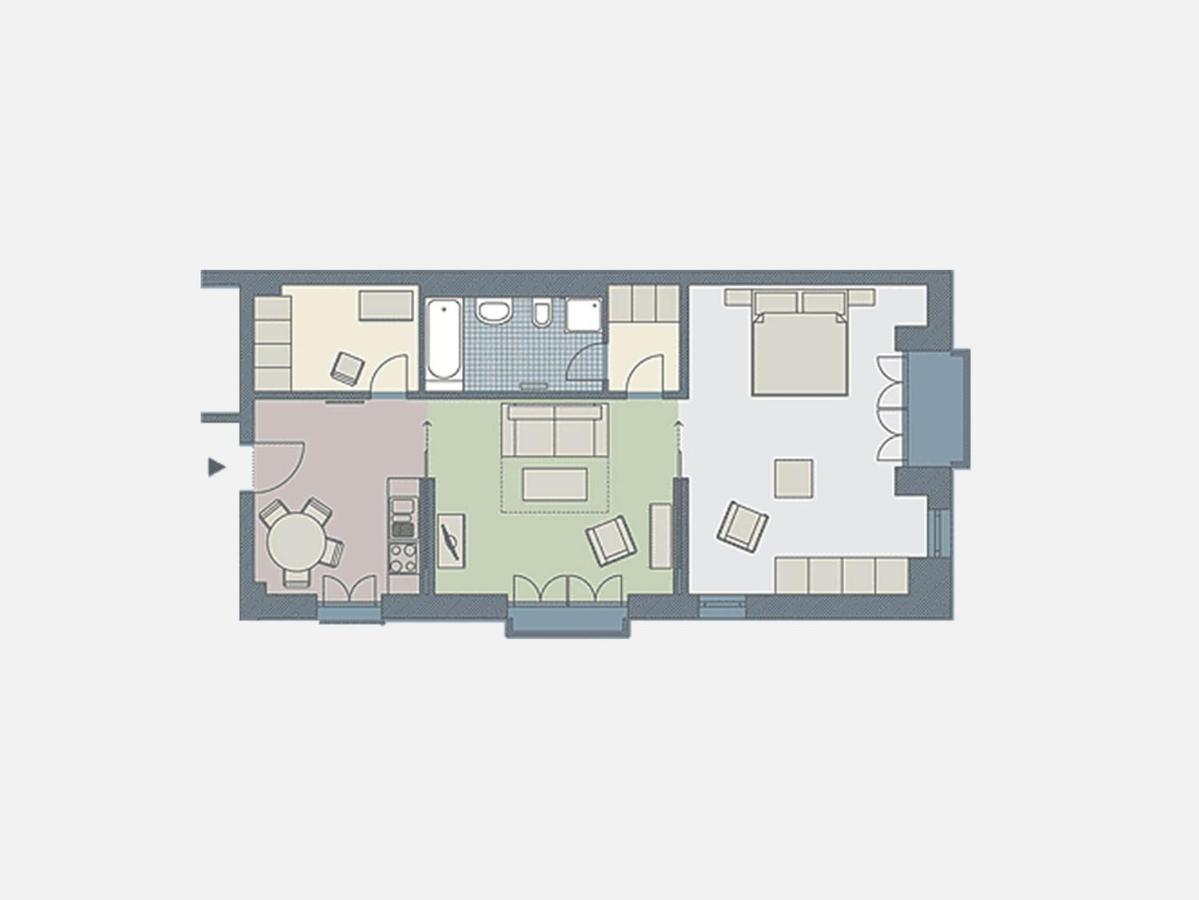 Kaiservillen Heringsdorf - Ferienwohnung Mit 1 Schlafzimmer Und Balkon Dr4 Exterior foto
